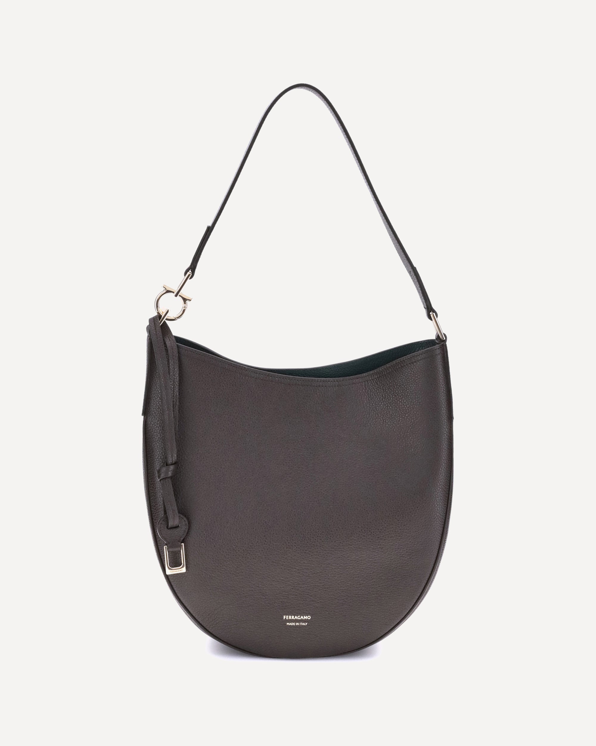 FERRAGAMO North-South Shoulder Bag BROWN | Base Blu