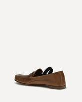 Leather Loafers - BROWN | Base Blu