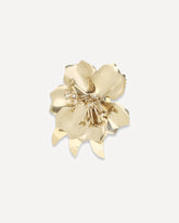 Metal Brooch with crystals - GOLD | Base Blu