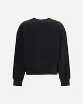 Brushed cotton jersey Sweatshirt - BLACK | Base Blu