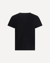 T-Shirt con logo ricamato - NERO | Base Blu