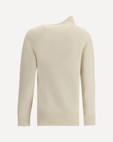 Wool and cashmere Sweater - WHITE | Base Blu
