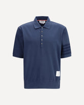Cotton Polo Shirt - BLUE | Base Blu