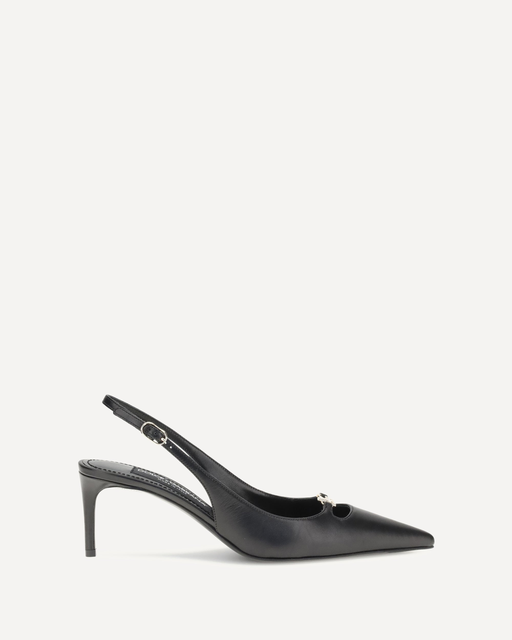 DOLCE & GABBANA Lollo slingback Pumps BLACK | Base Blu