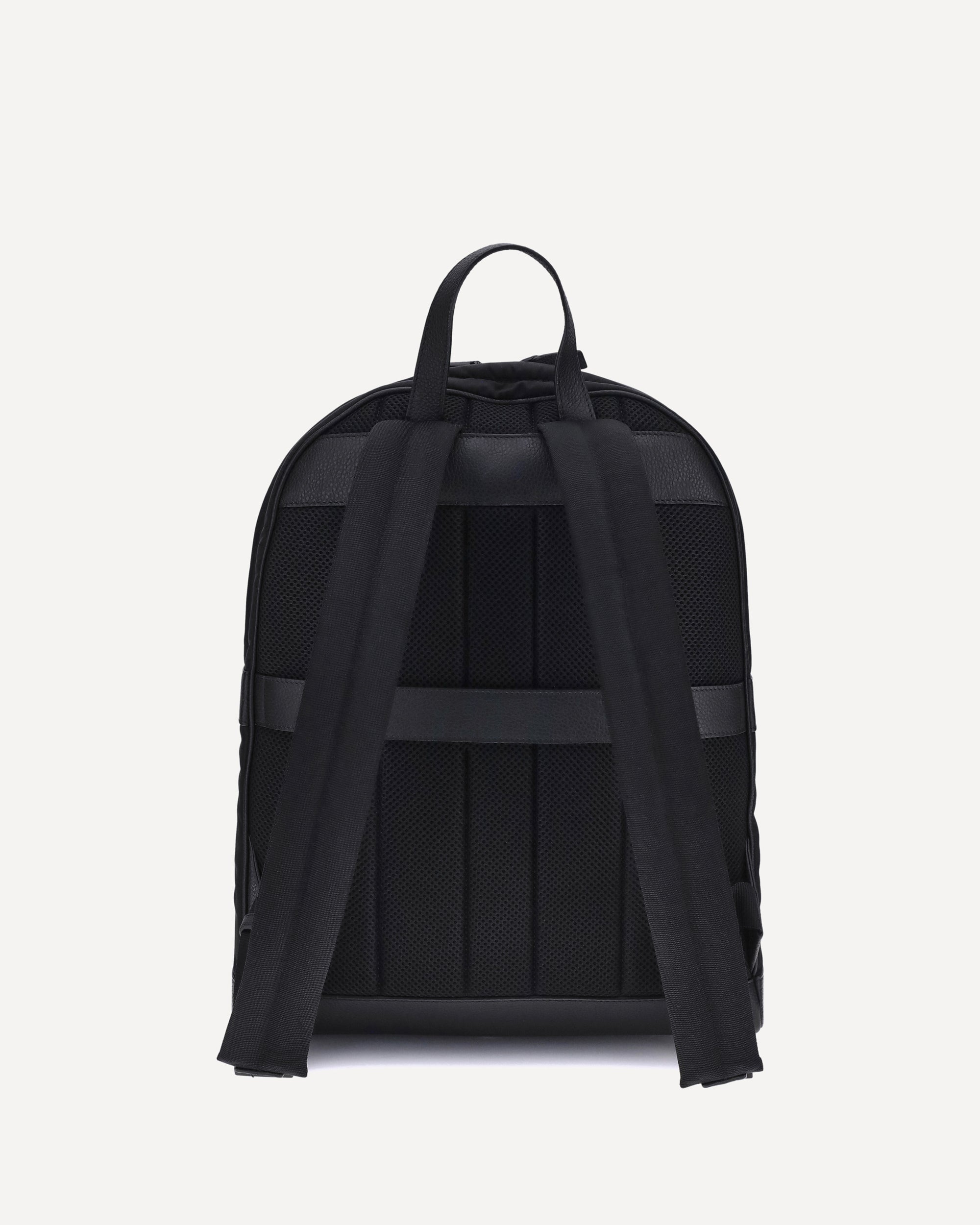 Salvatore Ferragamo Black Velvet Backpack with Front Pocket Authentic Salvatore Ferragamo Black Gancini Quilted Leather  main image 2