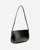 Bra brushed leather Shoulder Bag - BLACK | Base Blu