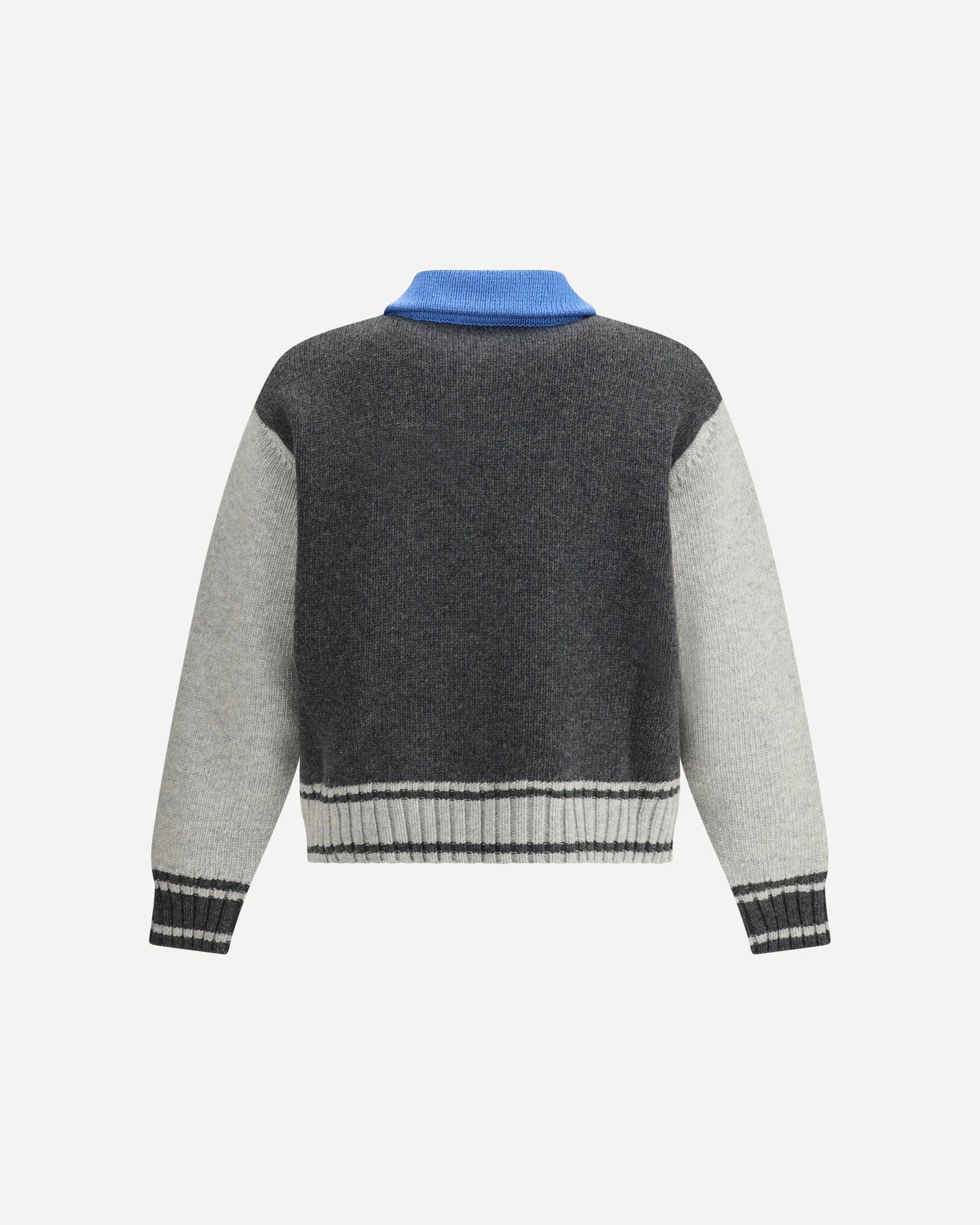 BOTTEGA VENETA Wool zipped Jacket GREY | Base Blu