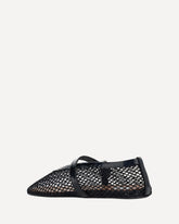 Mesh Ballerinas - BLACK | Base Blu