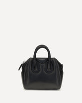 Antigona Bomber mini Handbag - BLACK | Base Blu