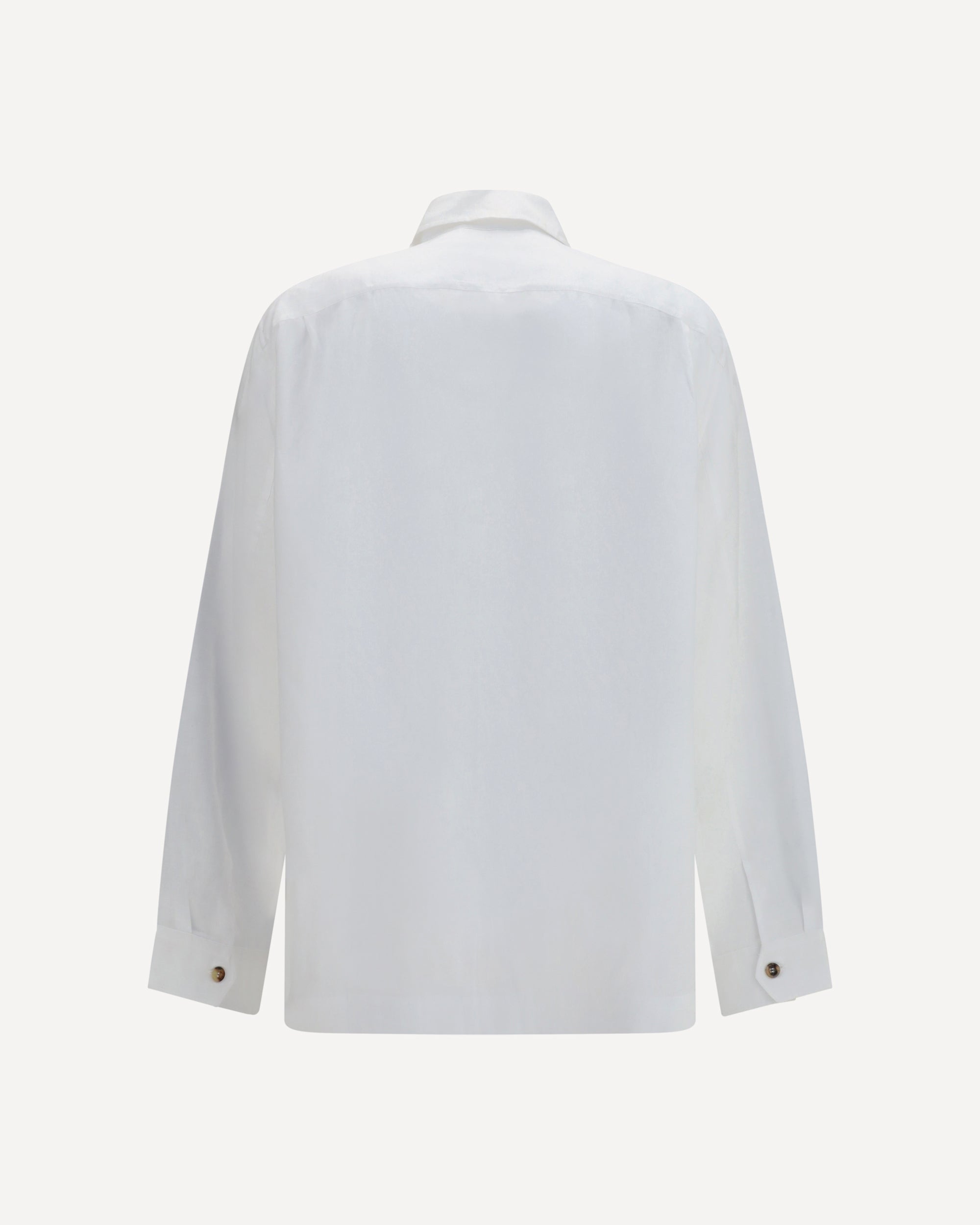 BRUNELLO CUCINELLI Linen Shirt WHITE | Base Blu