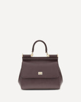 Leather Handbag - BROWN | Base Blu