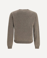 Maglione girocollo Classic in baby cashmere - MARRONE | Base Blu