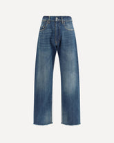 Jeans in denim a gamba dritta - BLU | Base Blu
