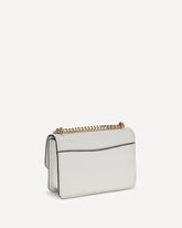 Leather Shoulder Bag - WHITE | Base Blu