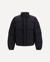 Sterling Tonal Disc Puffer Jacket - BLACK | Base Blu