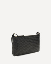 Borsa a Tracolla Intrecciato - NERO | Base Blu