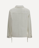 Workwear denim Jacket Loewe x Paula’s Ibiza - WHITE | Base Blu