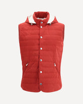 Sporty Down Jacket - RED | Base Blu