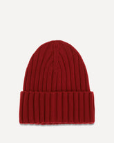 Wool Beanie with logo - RED | Base Blu