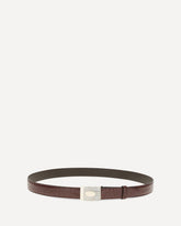 Alligator Belt - BORDEAUX | Base Blu