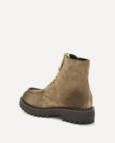 Suede lace-up Ankle Boots - BROWN | Base Blu
