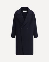 Cappotto lungo doppiopetto - BLU | Base Blu