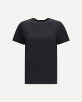 Embroidered jersey T-shirt - BLACK | Base Blu