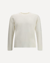 Virgin Wool Sweater - WHITE | Base Blu