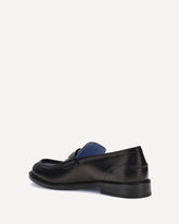 Leather Loafers - BLACK | Base Blu
