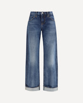 Jeans Karo Barrel - BLU | Base Blu