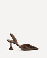 Holli slingback Pumps - BROWN | Base Blu
