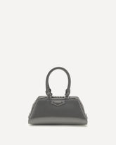 Borsa a Mano Antigona East-West mini in pelle Box - GRIGIO | Base Blu