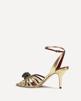 Pas De Chat Sandals - GOLD | Base Blu