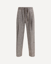 Pantalone Jogging in Lana e Alpaca - MULTICOLORE | Base Blu