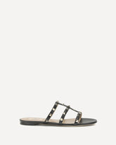 Rockstud Slider Sandal - BLACK | Base Blu