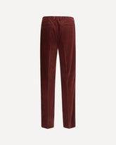 Velvet Trousers - BORDEAUX | Base Blu