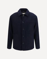 Wool Work Jacket - BLUE | Base Blu