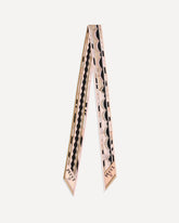 Silk Scarf with mix of prints - PINK | Base Blu