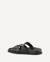 Ines Slider Sandals - BLACK | Base Blu