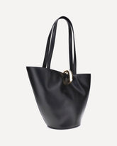 Borsa a Secchiello La Bambola grande - NERO | Base Blu