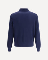 Leather Jacket - BLUE | Base Blu