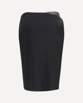 Draped jersey Skirt - BLACK | Base Blu