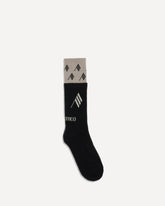 Logo cotton Socks - BLACK | Base Blu