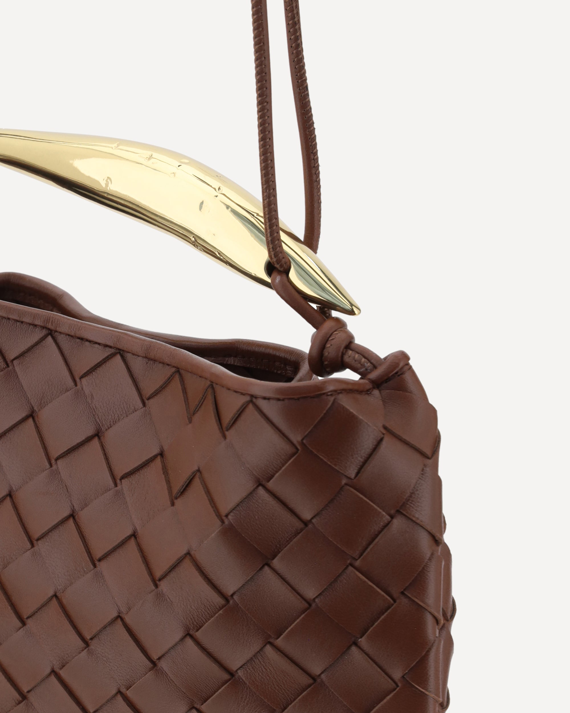 BOTTEGA VENETA Baby Sardine Handbag BROWN | Base Blu