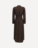 Silk Dress - BROWN | Base Blu