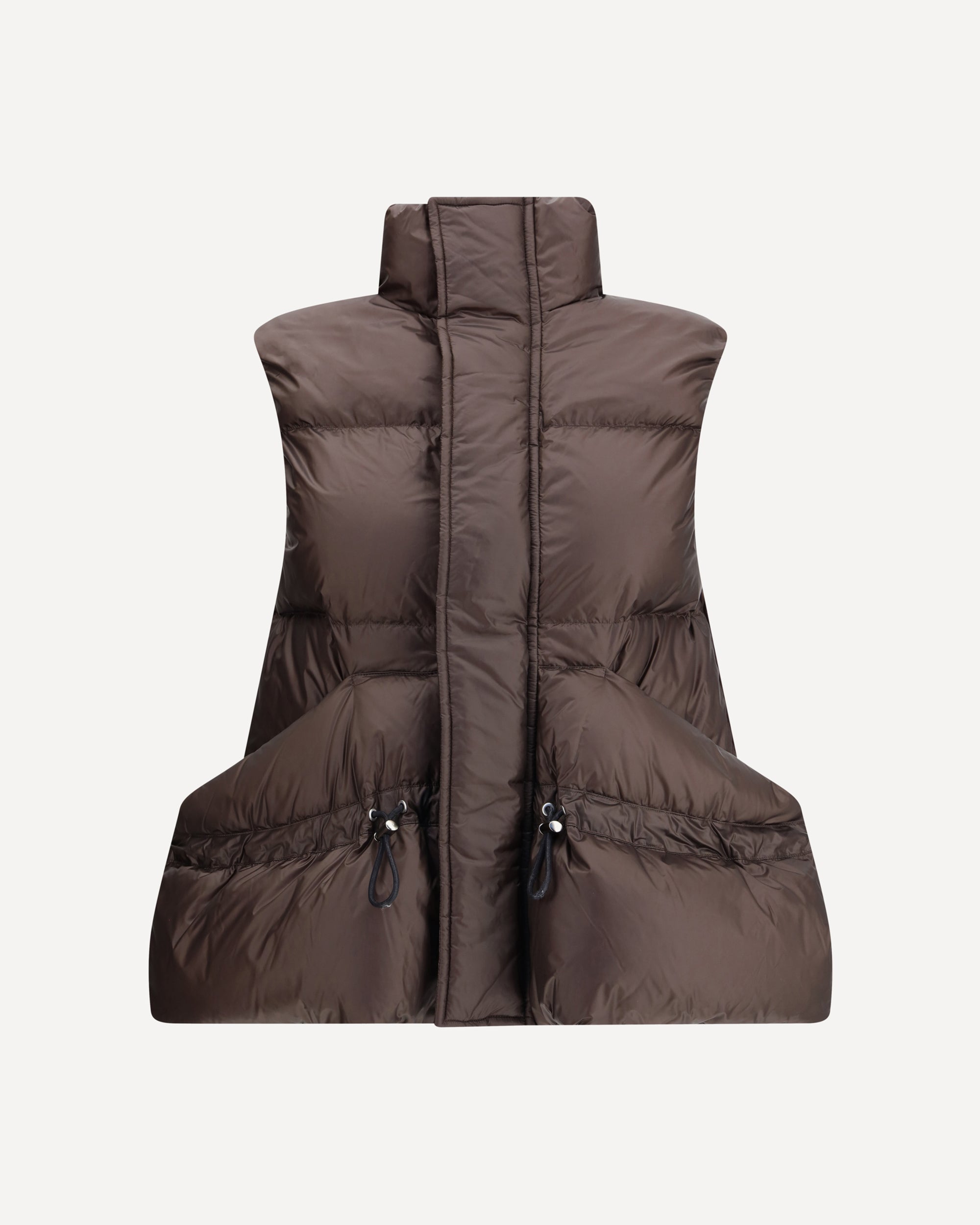 SACAI Nylon Vest BROWN | Base Blu
