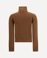 Ami De Coeur Turtleneck Sweater - BROWN | Base Blu