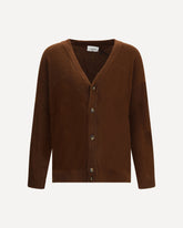 Cashmere Cardigan - BROWN | Base Blu