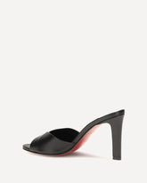 Fanny Mules Sandals - BLACK | Base Blu