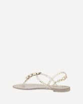 Swarovski Jelly Sandals - GOLD | Base Blu